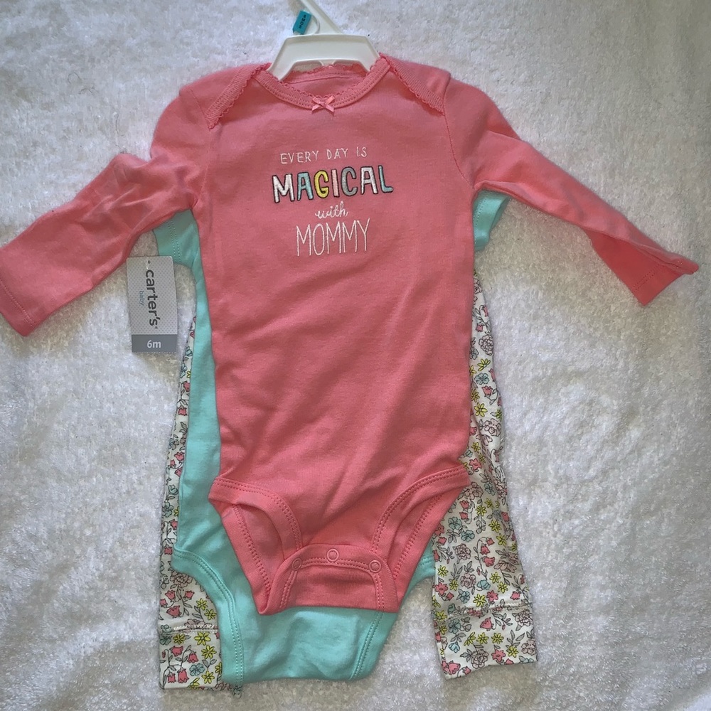 Baby Girl 3 Piece Unicorn Outfit